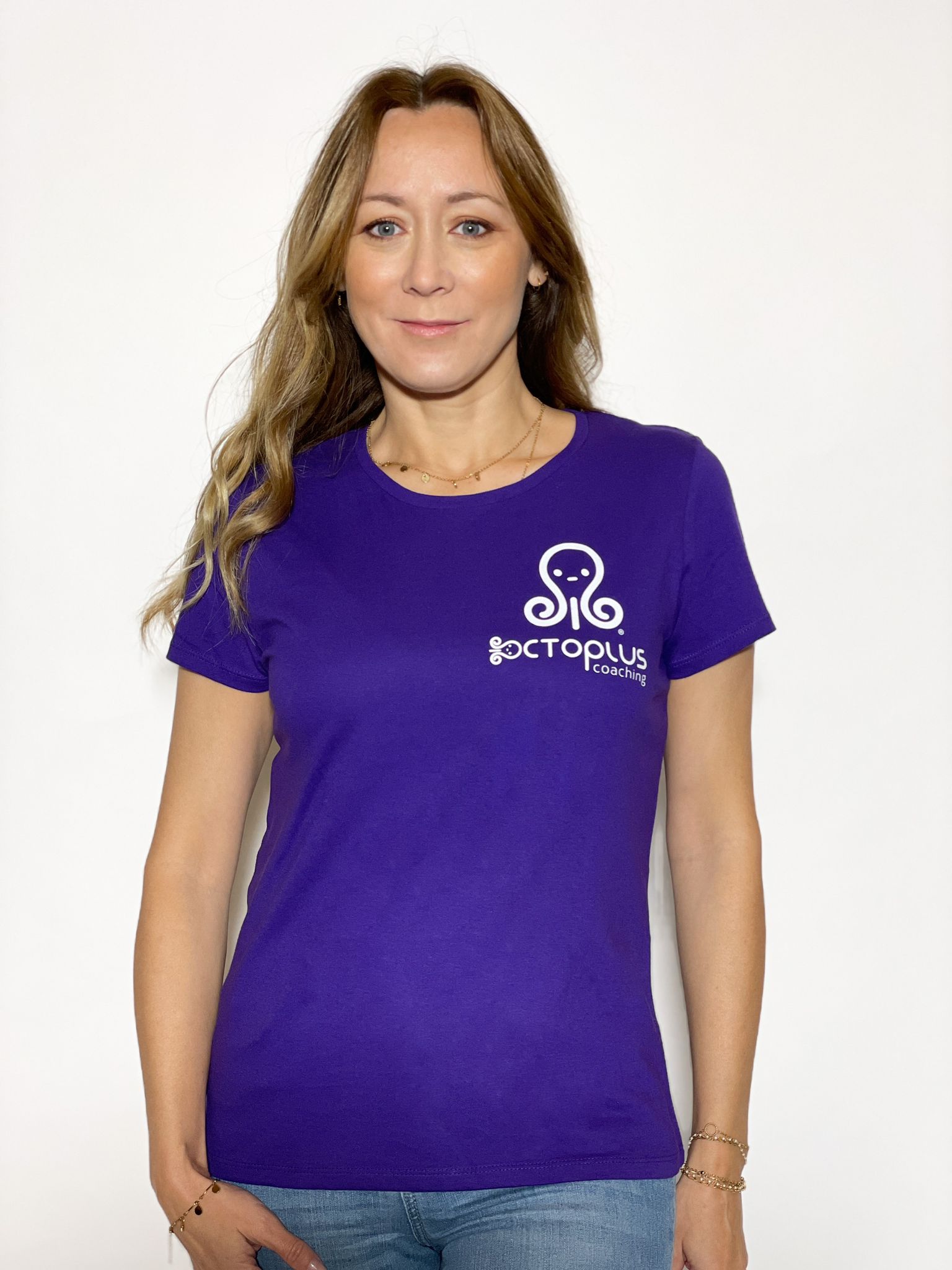 Femme en t-shirt Octoplus violet