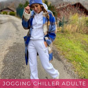 Jogging détente adulte en plein air.