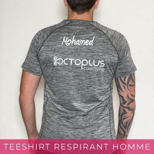 Homme portant tee-shirt respirant Octoplus.