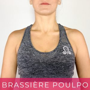 Brassière Poulpo grise portée