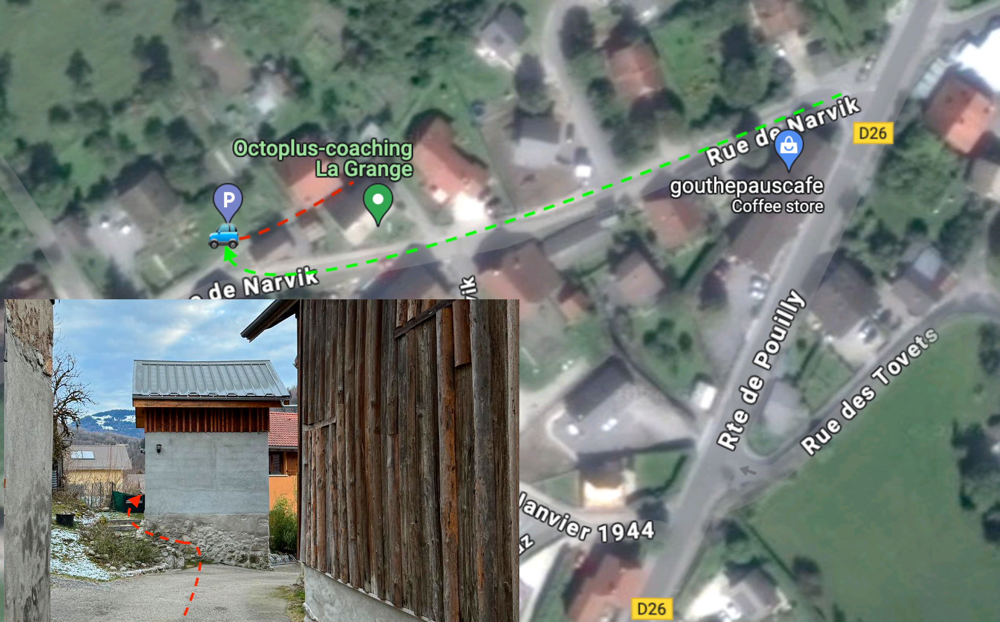 Le Mazot + Parking - V2 Access Mazot de Poulpo